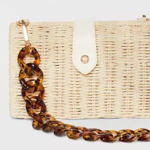 A New Day | Straw Basket Weave Purse